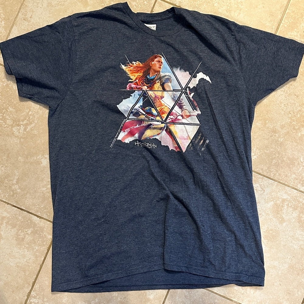 Horizon Zero Dawn Aloy Hunting T-shirt, Men’s Size XL